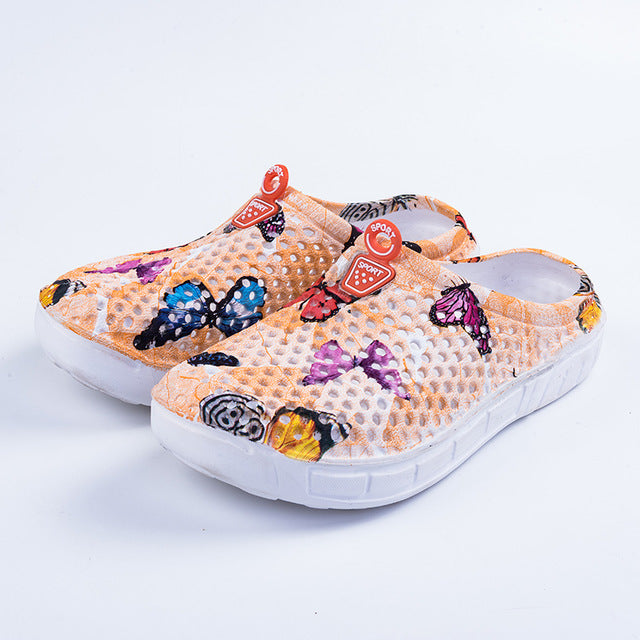 2019 womens casual Clogs Breathable beach sandals valentine slippers summer slip on women flip flops shoes home shoes for women