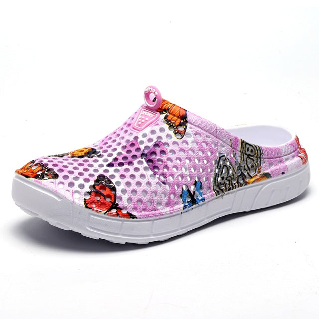 2019 womens casual Clogs Breathable beach sandals valentine slippers summer slip on women flip flops shoes home shoes for women