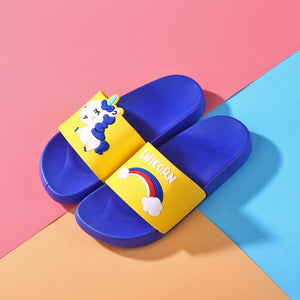 Cartoon Unicorn Cute Animal Fruit Women Home Slippers Summer Sandals Ladies Slides Indoor House Shoes Flip Flops Sandalias Mujer